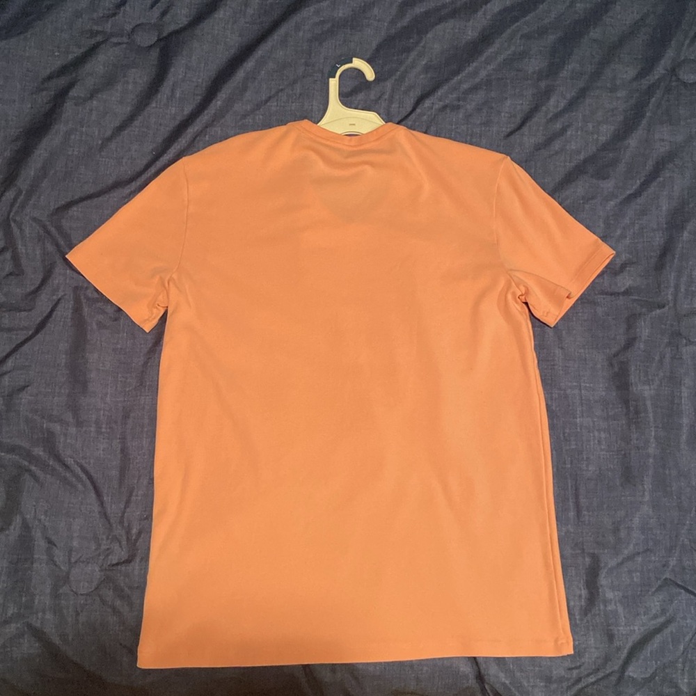Tom Ford Peach Short Sleeve V-Neck Shirt - Picture 2 of 6
